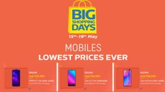 Flipkart Big Shopping Days sale offers on high-end smartphones
