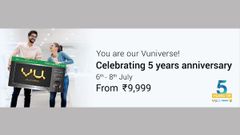 VU Celebrating 5 Year Anniversary With Exciting Offers On Flipkart
