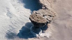 NASA Shares Image Of Volcanic Eruption From International Space Station