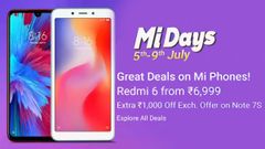 Flipkart Mi Day Sale Offers – Redmi Note 7 Pro, Redmi Go, Poco F1 And More