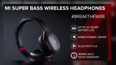 Xiaomi Mi Super Bass Wireless Headphones Launched In India For Rs. 1,799 With 20 Hours Battery Life