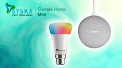Syska Google Home Mini Combo Launched In India For Rs. 5,499