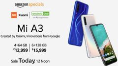 Xiaomi Mi A3 Goes On Sale – Threat To Other 6GB RAM Smartphones Under Rs. 20,000