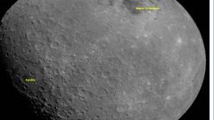 ISRO Chandrayaan-2 Beams Back Moon’s Impact Crater Images