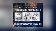 Intel 10th Gen H-Series Comet Lake CPUs Teased At CES 2020