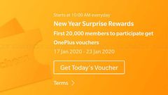OnePlus New Year Surprise Rewards Announced For Red Cable Club Members