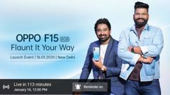 Oppo F15 Set To launch Today In India: How To Watch The Live Stream