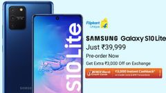 Samsung Galaxy S10 Lite Goes On Pre-Order In India: Competition, Specs And More