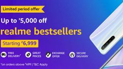 Amazon Offers Up To Rs. 5,000 Discount On Realme Smartphones Right Now
