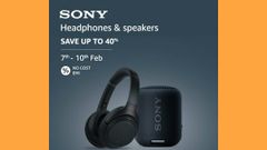 Amazon Valentines Day Sale: Up To 40% Offers On Sony Headphones And Speakers