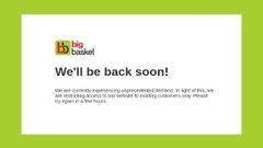 BigBasket Website Crashes As People Panic Shop Ahead Of Country-Wide Lockdown