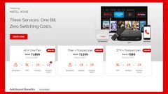 Airtel Launches Home Plans; Offering Three Services Under One Bill