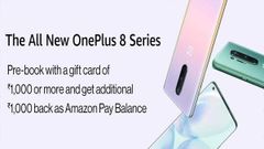 OnePlus 8 Series Pre-booking Offers Rs. 1,000 Cashback: Sale Starts From May 11