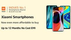 Amazon Offers Up To 12 Month No Cost EMI On Xiaomi Smartphones
