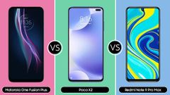 Motorola One Fusion+ Vs Poco X2 Vs Redmi Note 9 Pro Max