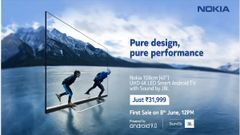 Nokia Smart TV 43-Inch With 4K Display Launched Via Flipkart; Sale Begins On June 8