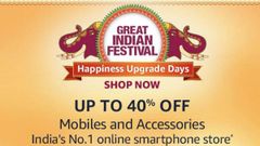 Amazon Great Indian Festival celebrates ‘Happiness Upgrade Days Offers On Premium Smartphones