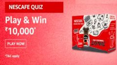 Amazon Nescafe Quiz: How To Play And Win Rs. 10,000 Prize