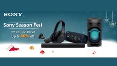 Amazon Sony Season Fest: Up To 40% Off On Headphones, Speakers And Party Speakers