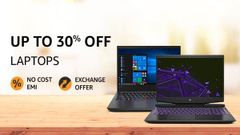 Amazon Sale Offers: Upto 30% Off On Laptops