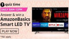 Amazon Quiz Contest Answers For January 23: Win AmazonBasics Smart LED TV