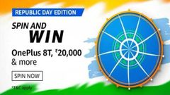Amazon Republic Day Edition Spin And Win Contest: Win OnePlus 8T And More