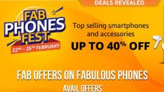 Amazon Fab Phones Fest 2021 Offers On Best Samsung Smartphones