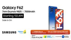 Samsung Galaxy F62 With Flagship 7nm Exynos 9825 Processor Goes On Sale With Irresistible Offers