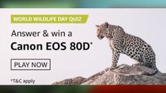 Amazon World Wildlife Day Quiz Answers: Here's Your Chance To Win Canon EOS 80D