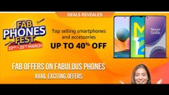 Amazon Fab Phones Fest 2021: Up To 40% Discount Offer On Smartphones