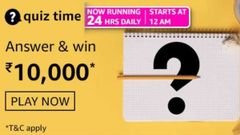 Amazon Quiz Contest Answers For March 1, 2021: Win Amazon Pay Balance Of Rs. 10,000