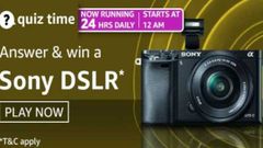 Amazon Quiz Contest Answers For March 31, 2021: Here's Your Chance To Win Sony DSLR