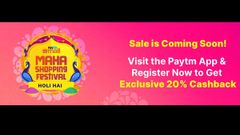 Paytm Maha Shopping Festival: Holi Discount Offers On Electronics Gadgets