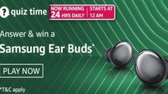 Amazon Quiz Contest Answers For April 20, 2021: Win Samsung Galaxy Earbuds Pro