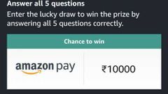 Amazon Quiz Contest Answers For April 15, 2021: Win Rs. 10,000 Amazon Pay Balance