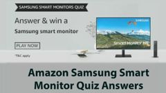 Amazon Samsung Smart Monitors Quiz: Win Samsung Smart Monitor By Answering Easy Questions