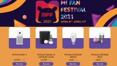 Mi Fan Festival Sale 2021: Discount Offers On Home Entertainment Devices