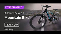 Amazon Fit India Quiz Answers: Here’s Your Chance To Win Mountain Bike
