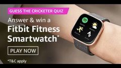 Amazon Guess The Cricketer Quiz Answers: Win Free Fitbit Smartwatch
