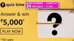 Amazon Quiz Answers For May 25, 2021: Win Rs. 5,000 Amazon Pay Balance