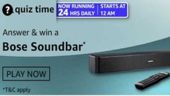 Want To Win Bose Soundbar? Check Out Amazon Quiz Contest Answers For May 8, 2021