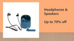 Amazon Sale Up To 60% Off On Headphones And Speakers