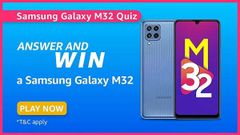 Amazon Samsung Daily Quiz: Win Free Samsung Galaxy M32