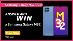 Amazon Samsung Galaxy M32 Quiz Answers: Win Rs. 10,000