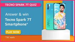 Amazon Tecno Spark 7T Quiz Answers: Win Tecno Smartphone For Free