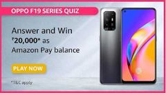 Amazon Oppo F19 Series Quiz Answers: Win Rs. 20,000 Amazon Pay Balance