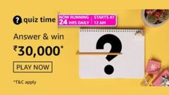 Amazon Quiz Answers For Today; Your Chance To Win Rs. 30,000 Amazon Pay Rewards