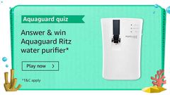 Amazon Aquaguard Quiz Answers: Chance To Win Aquaguard Ritz Water Purifier