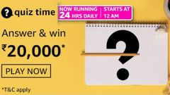 Amazon Daily Quiz Answers For August 23, 2021: Win Rs. 20,000