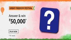 Amazon Great Freedom Festival Quiz Answers: Win Rs. 50,000